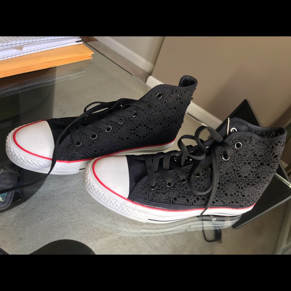Casually cute high fashion forward High tops